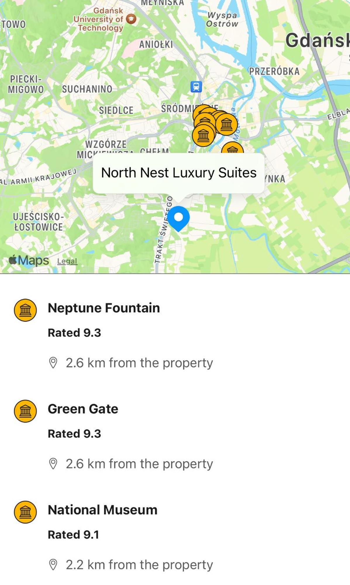 North Nest Luxury Suites Gdańsk Eksteriør billede